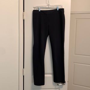 Ann Taylor Factory Modern Straight Leg Black Pants - size 6